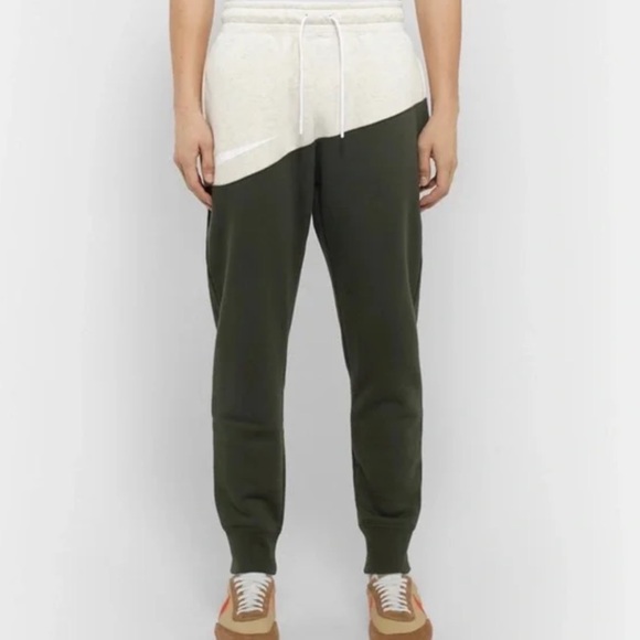 Nike Color Block Tapered Sweatpants Size M - Picture 1 of 4